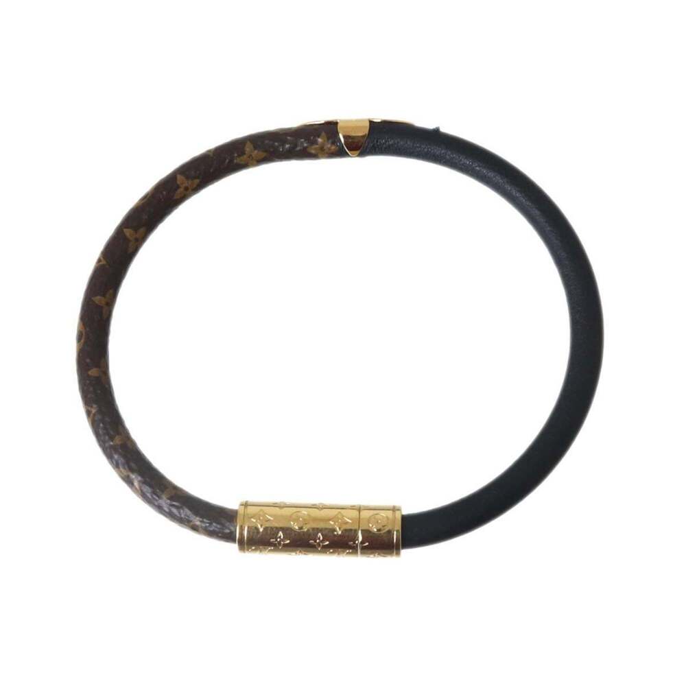 LOUIS VUITTON Black Monogram Charm Bracelet - Picture 2 of 6